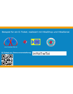 E-Ticket Demo